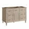 James Martin Vanities 48'' Single Vanity, Whitewashed Oak w/ 3 CM White Zeus Quartz Top 424-V48-WWO-3WZ - alternate 5